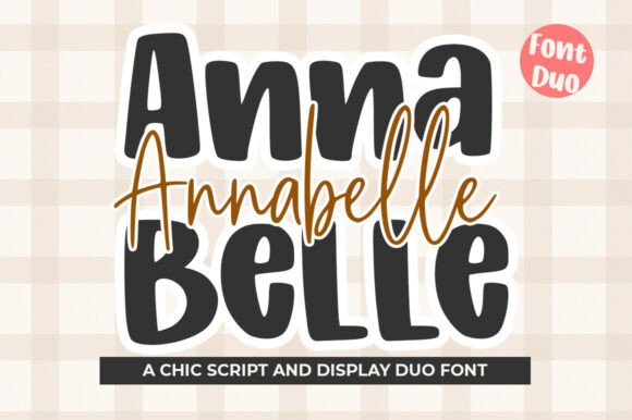 Annabelle Font Duo: Where Bold Display Meets Handwritten Elegance