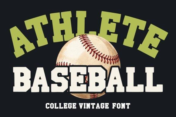 Athlete Baseball: Capturing Vintage Spirit in Modern Design