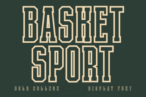 Basket Sport Outline: Command Attention in Every Design