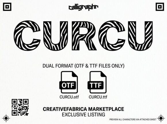Curcu: Unleashing Savanna Energy in Your Typography