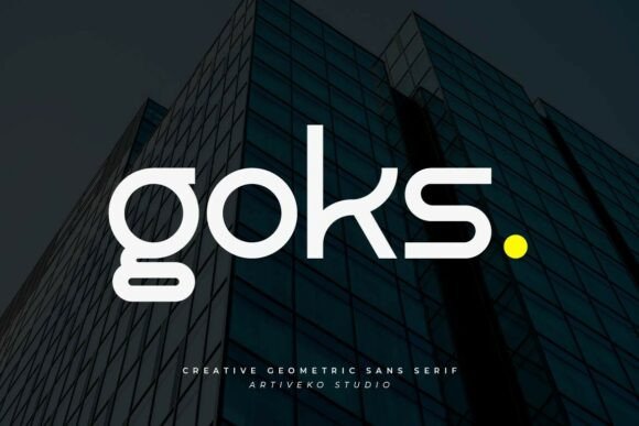 Goks: The Creative Sans Serif Font That Gives Brands a Bold Edge