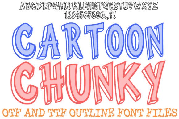 Inject Serious Fun into Your Projects with Cartoon Chunky Font