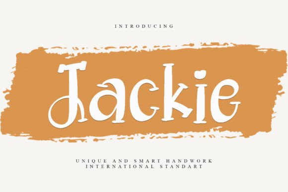 Jackie: A Handcrafted Font for Authentic Branding
