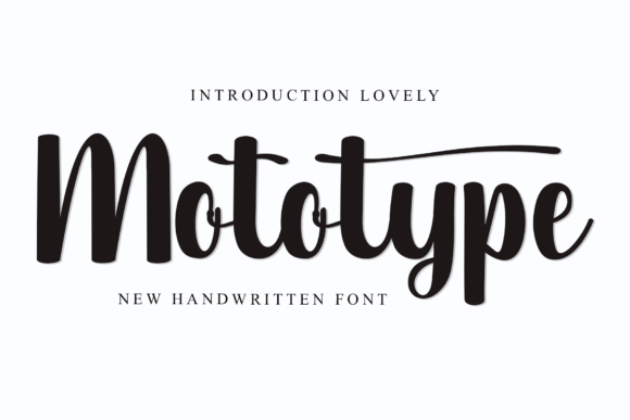 Mototype: The Playful Font That Brings Warmth to Your Designs