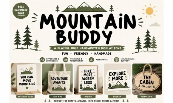 Mountain Buddy: The Font That Brings Adventure to Your Designs
