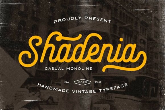Shadenia: The Vintage-Modern Font for Timeless Design