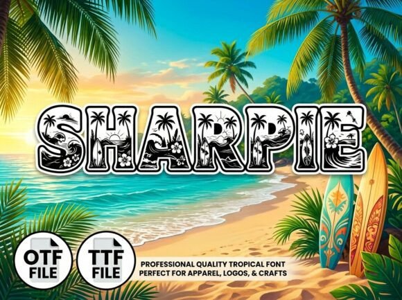 Sharpie: The All-Caps Display Font for Unforgettable Branding