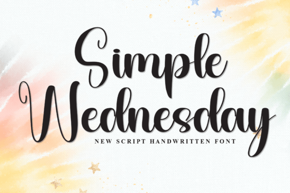 Simple Wednesday: Your Go-To Font for Handwritten Charm