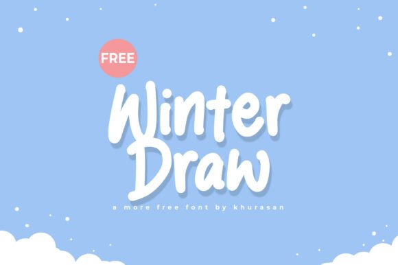 Winter Draw: The Handwritten Font That Captures Cozy Seasonal Magic